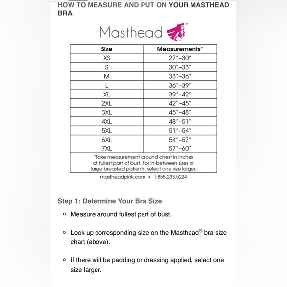 Masthead Elizabeth Surgical Bra Good used - Picture 5 of 11